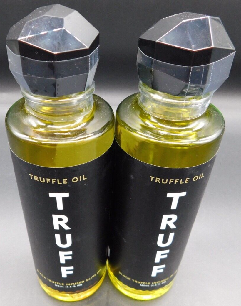 Lot Of 2 TRUFF Black Truffle Infused Olive Oil 5.6oz Ea Exp 02/25 New