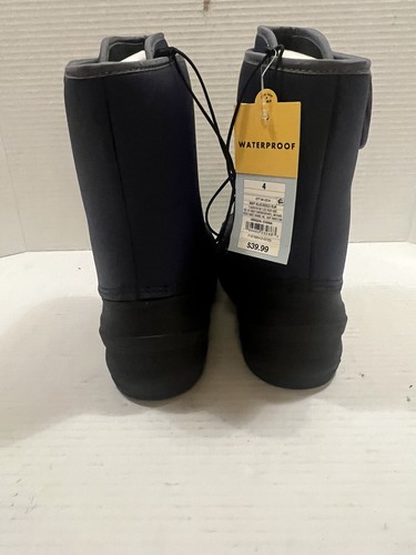 Kids' Elia Winter Boots - Cat & Jack Navy Blue 4 - Picture 4 of 6