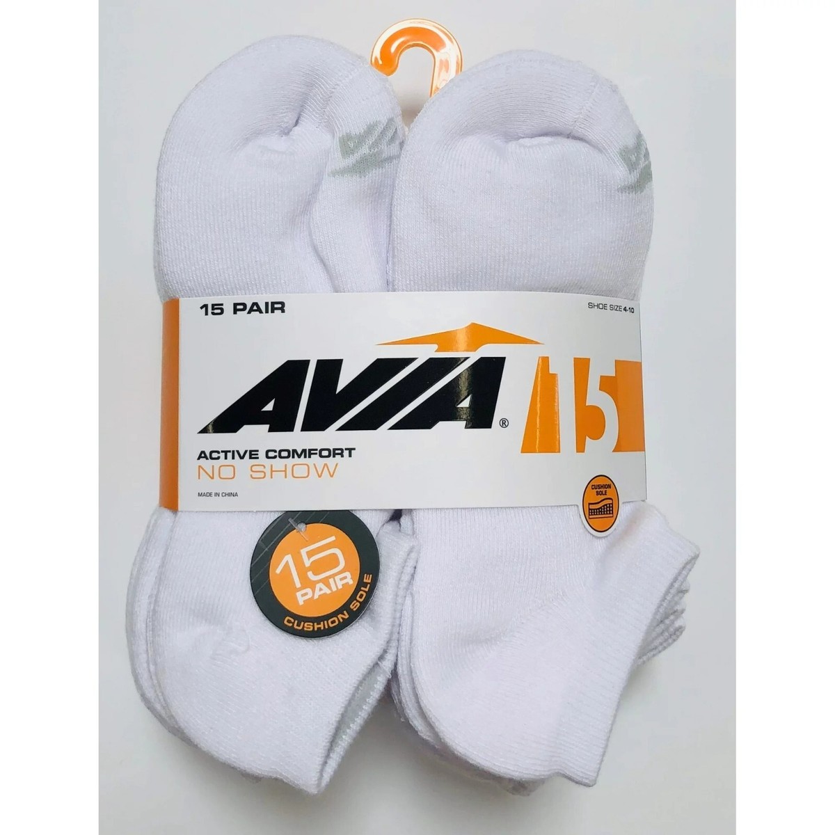 AVIA® Ladies's Cushioned No Show Socks, 15-Pack NEW!!!!!!!!!!!!