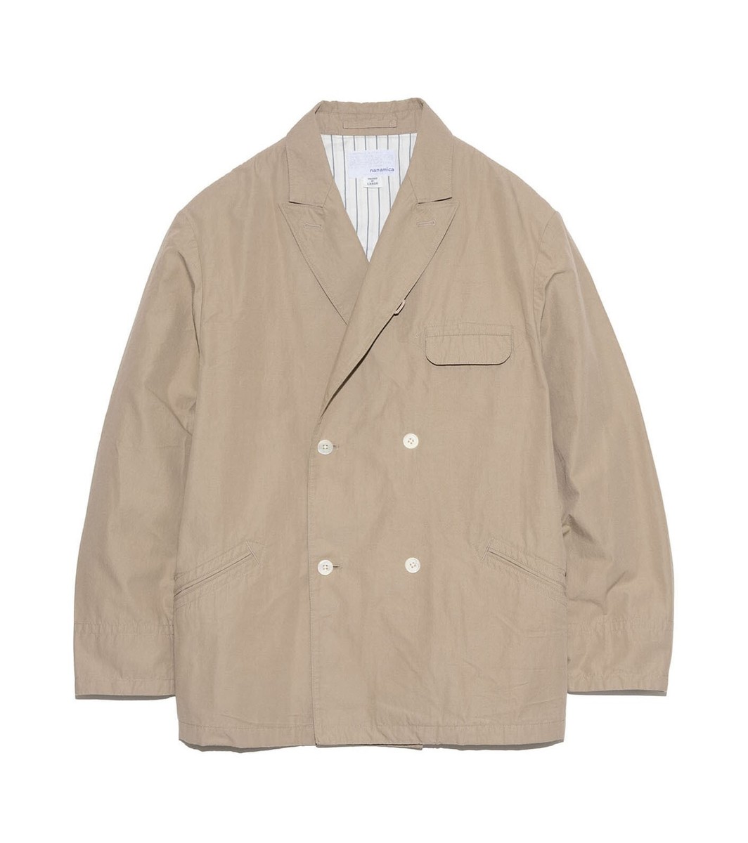 ジャケット・アウター Double Breasted Club Jacket nanamica ASK availability First) nanamica Double Breasted Club Jacket
