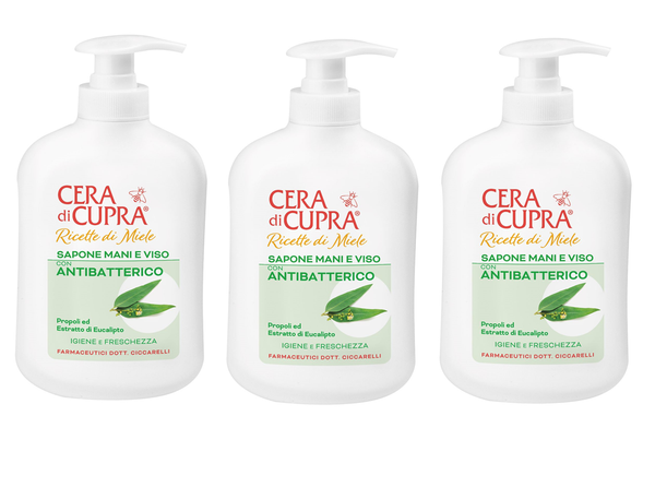 Cera Di Cupra Antibakterielle Feuchtigkeitsspendende FlüSsigseife 3X 200 Ml-image