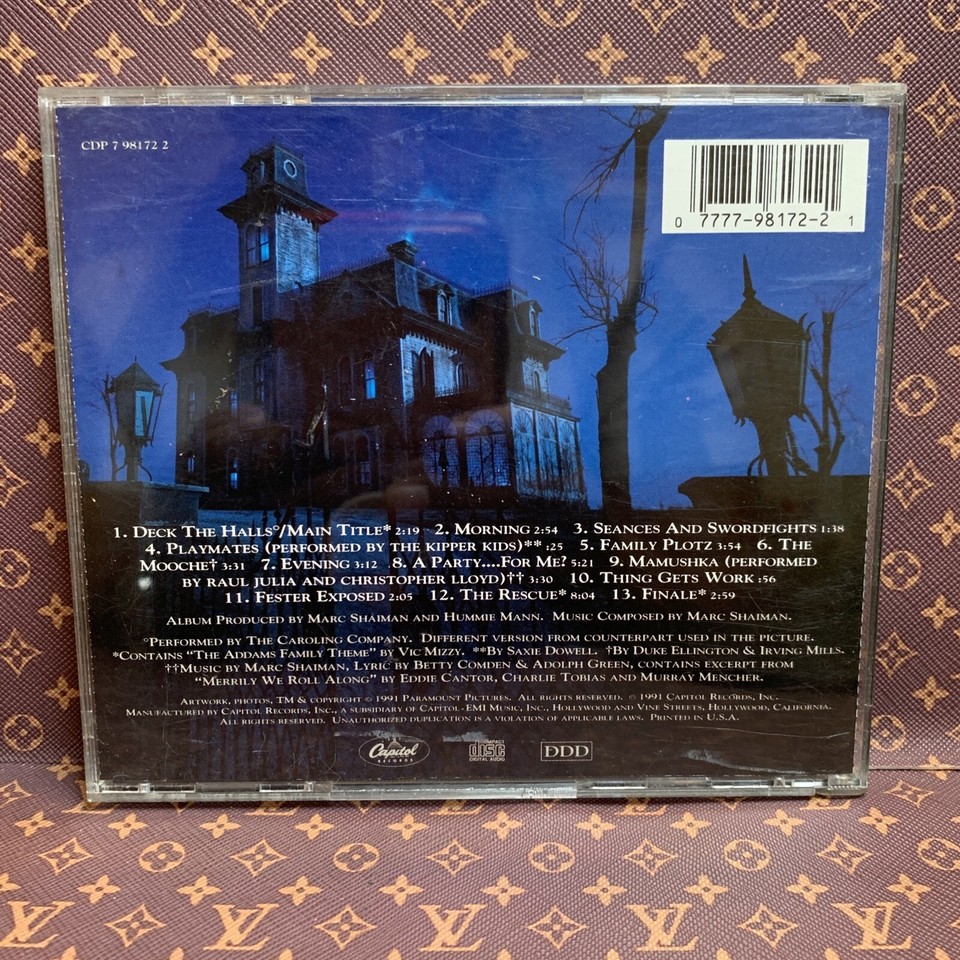 The Addams Family Original Movie Soundtrack eBay
