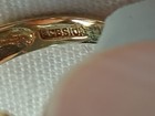 NIB Triple Row Channel Set Princess Cut Tanzanite Ring 10K Yellow Gold Size 7.75 — photo 5