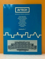 Avtech Nanosecond Waveform Generators Catalog No. 7. 