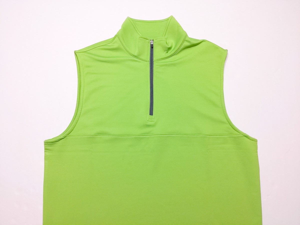 メンズウェア Local GOLF Simple Fleece VEST | Green Simple Fleece VEST | Green – Local GOLF