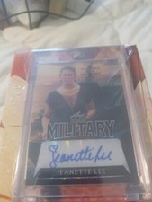 2024 JEANETTE LEE LEAF EXOTIC MILITARY NAVY BLACK WIDOW   #'d 1/4 AUTOGRAPH WOW!