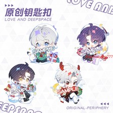 Love and Deepspace Anime Game Cosplay Acrylic Key Chain Pendant Keychains Toy