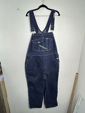 VTG Key Imperial Mens 40X27 Work Farm Trucker Carpenter Bib Overalls Denim Jean