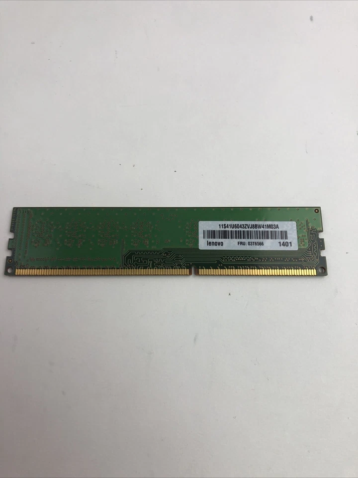 SAMSUNG 4GB 1RX8 PC3-12800U-11-12-A1 COMPUTER RAM - Image 4 of 4