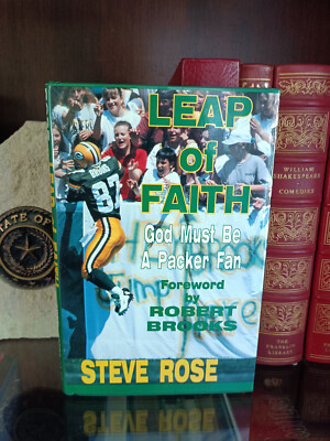 LEAP OF FAITH_STEVE ROSE_HCDJ_1ST PRINTING_1996_SIGNED_VERY GOOD