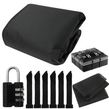 Car Roof Bag Rooftop Top Cargo Carrier Bag Waterproof 15 Cubic Feet Blackgray