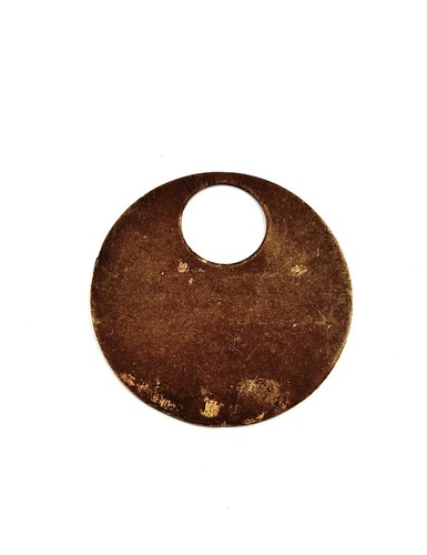 Vintage Masonic Temple Metal Coat? Tag Fob Flint MI #163 - Picture 2 of 3