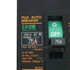 New In Box FUJI EA103B 3P 75A Circuit Breaker