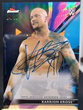 2021 WWE Topps Finest KARRION KILLER KROSS AUTO BLACK REFRACTOR #4/10 ROOKIE