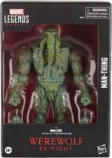 Marvel Legends Werewolf By Night 8  Figure Deluxe - Man-Thing USA  IN HAND
