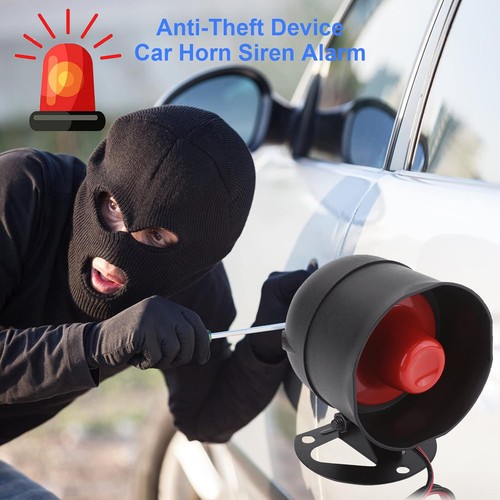 Car Keyless Entry Car Alarm System with 2 Remote Control+1 Siren Universal U5U1 - Picture 4 of 11