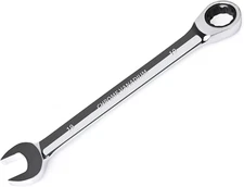 19Mm Ratcheting Combination Wrench Metric, Industrial Grade Gear Spanner with 12