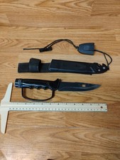 VERY RARE Vintage United UC207 Priority 1 Survival Knife w/Original Sheath 80's