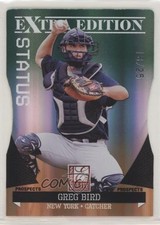 2011 Donruss Elite Extra Edition Emerald Status Die-Cut /25 Greg Bird #99 0l2