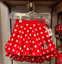 Disney Parks Minnie Mouse Polka Dot Skirt with Built-in Shorts for Kids 11/12