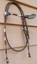 Vintage Victor Stamped Ferruled Small Horse Pony Horse Show Headstall