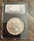 1921 PEACE DOLLAR HIGH RELIEF NGC GRADED AU 53