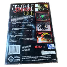 Creature Shock: Special Edition (Sega Saturn, 1996) CIB Complete w/ Both Discs