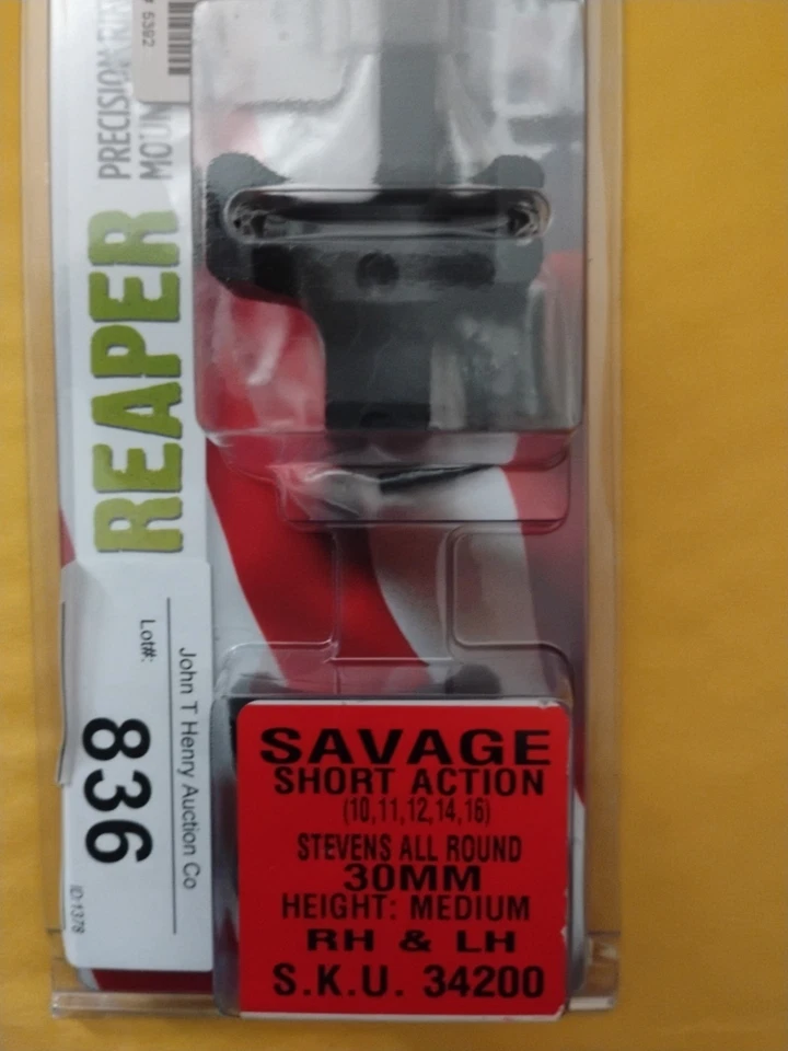 Mira telescópica DNZ Game Reaper Savage con receptor redondo 30 mm negra mediana-34200 (E) Foto 2 de 4