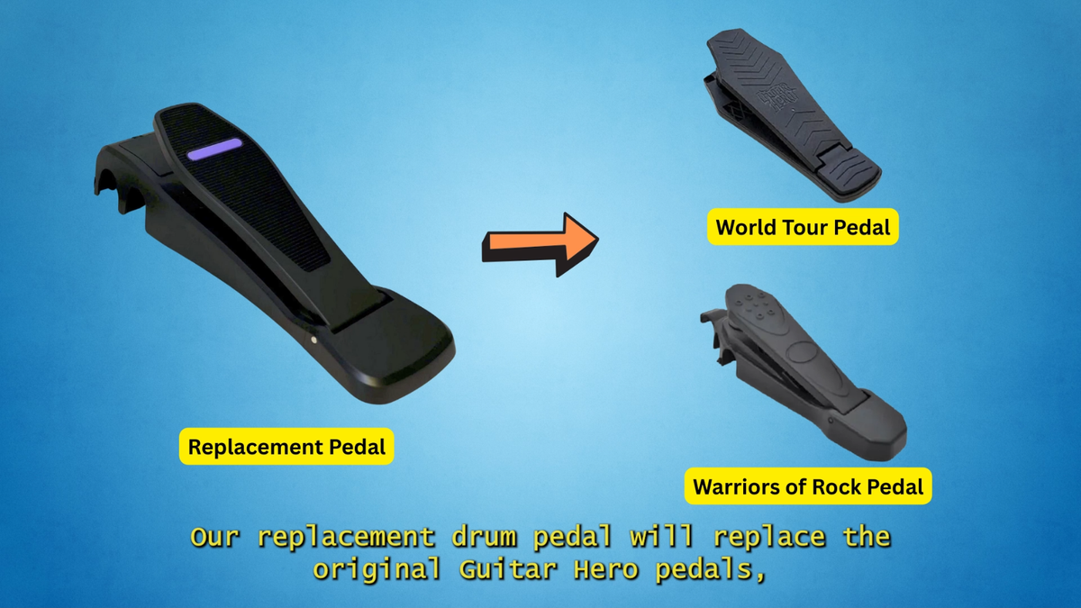 NEW Guitar Hero DRUM FOOT PEDAL Wii XBox 360 PS3 PS2 band world tour 4 5  bass | eBay
