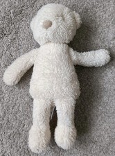 Jellycat Bedtime Bear - White - 20cm - Soft Toy Plush Beanie Comforter - VGC.