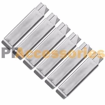 6x Carton Cutter Compact Utility Retractable Knife Box Cutter Single Edge Razor