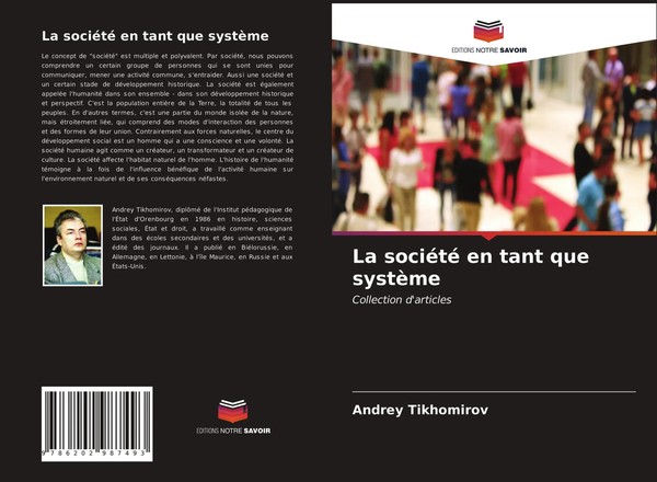 Andrey Tikhomirov | La SociéTé En Tant Que SystèMe | Taschenbuch | FranzöSisch-image