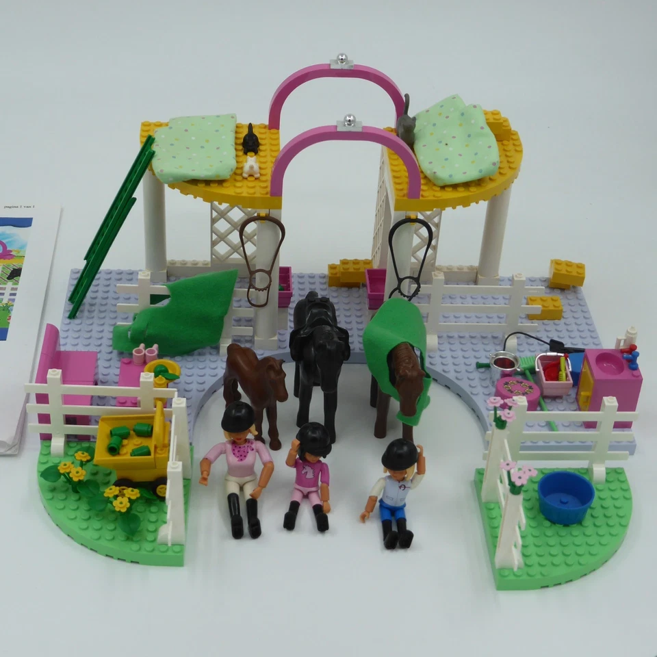 Lego 5871 Belville Recreation Riding Stables Rare Complete no Orig Instr or Box - Bild 1 von 4