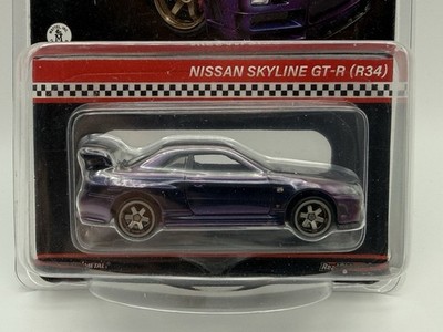 Hot Wheels RLC Nissan Skyline GT-R (R34) Purple Real Riders | eBay