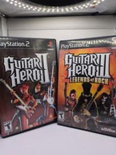 Guitar Hero 2 and 3, Sony PlayStation 2 CLASSIC VINTAGE Rockband 🔥
