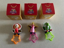 2026 McDonald s Super Mario Galaxy Happy Meal Toys Set Of Three 4, 5, 10