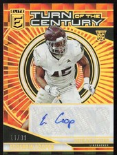 2024 Donruss Elite Turn of the Century Auto Orange /99 Edgerrin Cooper #TCA-ECO