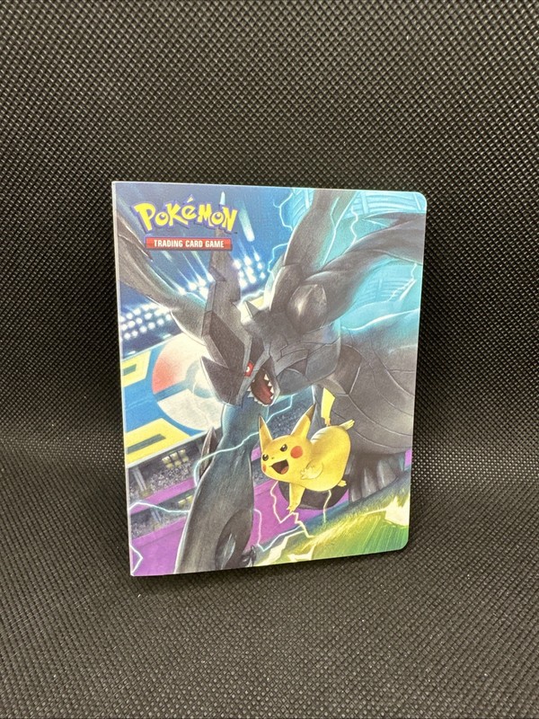 2019 Team  Up Pokémon Game Mini Portfolio Holds 60 Cards Eevve Snorlax