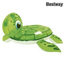 Bestway Tartaruga Gonfiabile con Maniglie 140x140 cm +3 Anni Spiaggia e Pisci