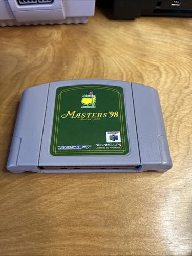 Nintendo 64 MASTERS 98 Harukanaru Augusta Cartridge Only US Seller a68