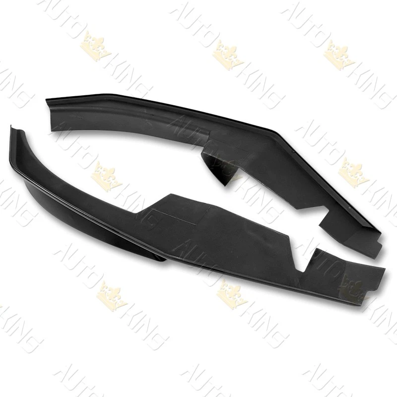 FIT 04-08 MAZDA RX-8 MS-STYLE UNPAINTED BLACK FRONT BUMPER SPLITTER SPOILER LIP - Изображение 4 из 4