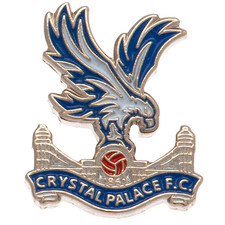 OFFICIAL CRYSTAL PALACE F.C. FOOTBALL CLUB CREST PIN BADGE BRAND NEW!