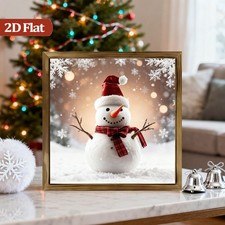 Retro Winter Christmas Snowman Wooden Plaque Sign Tabletop Art Decorative Gift