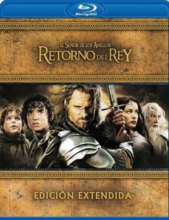 El Señor de los Anillos: El Retorno del Rey Blu Ray Versión Extendida 5 DISCOS
