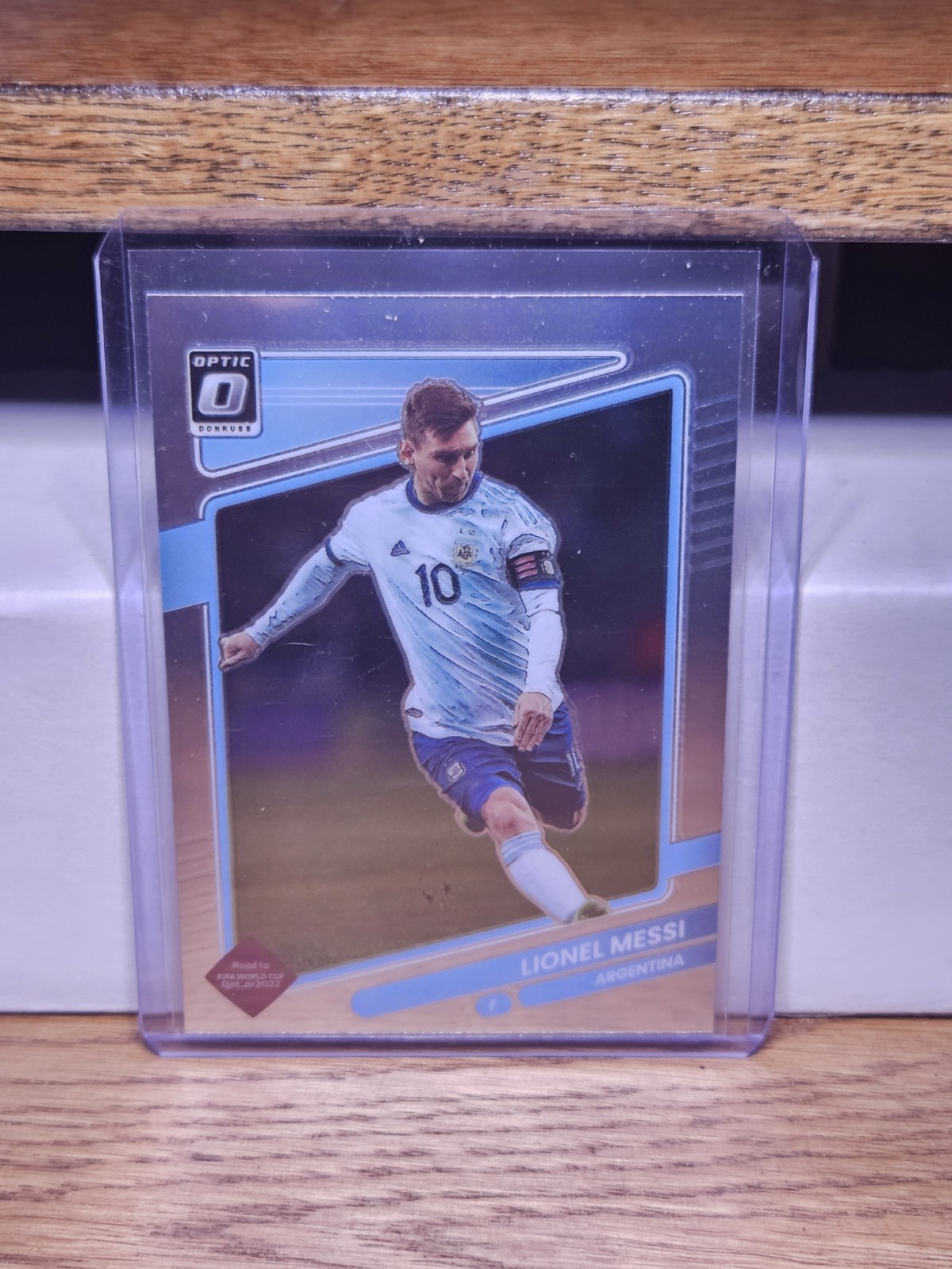 2021-22 Panini Donruss Road to Qatar - Lionel Messi #1 Optic