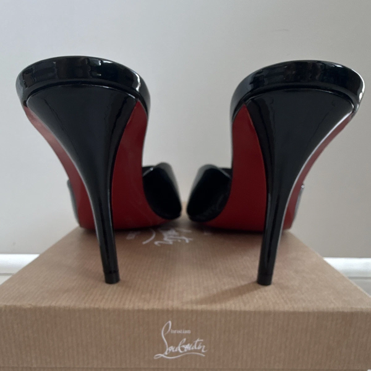 EU40 Christian Louboutin ハイヒール 黒/赤 423A Christian Louboutin 40 Black for sale - eBay
