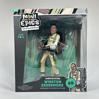 Weta Workshop Ghostbusters Winston Zeddemore Mini Epics 6'' Vinyl Statue 2020 New