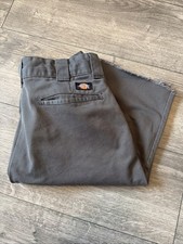Dickies WP830 Slim Taper Work Pants - Shorts - 2014 - Grey - 29W x 34L