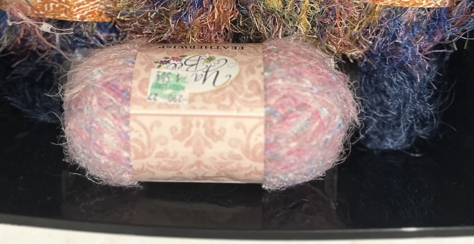 Lot of Eyelash & Novelty Yarn – Darice Boingo, La Bella, Mixed Colors - Image 3 of 3