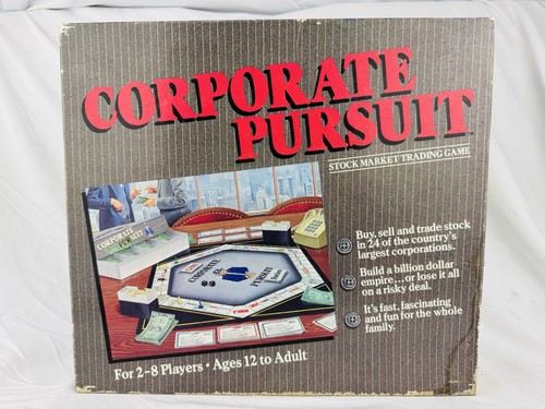 CORPORATE PURSUIT Stock Market Trading Game 1986 By Rachet - COMPLETE RARE HTF - Picture 5 of 8